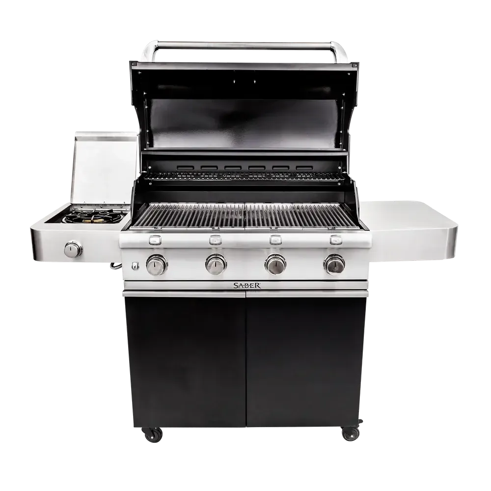 Saber Grills Deluxe Black 4-Burner Freestanding Gas Grill