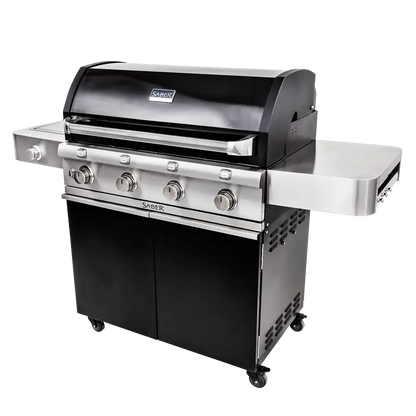 Saber Grills Deluxe Black 4-Burner Freestanding Gas Grill