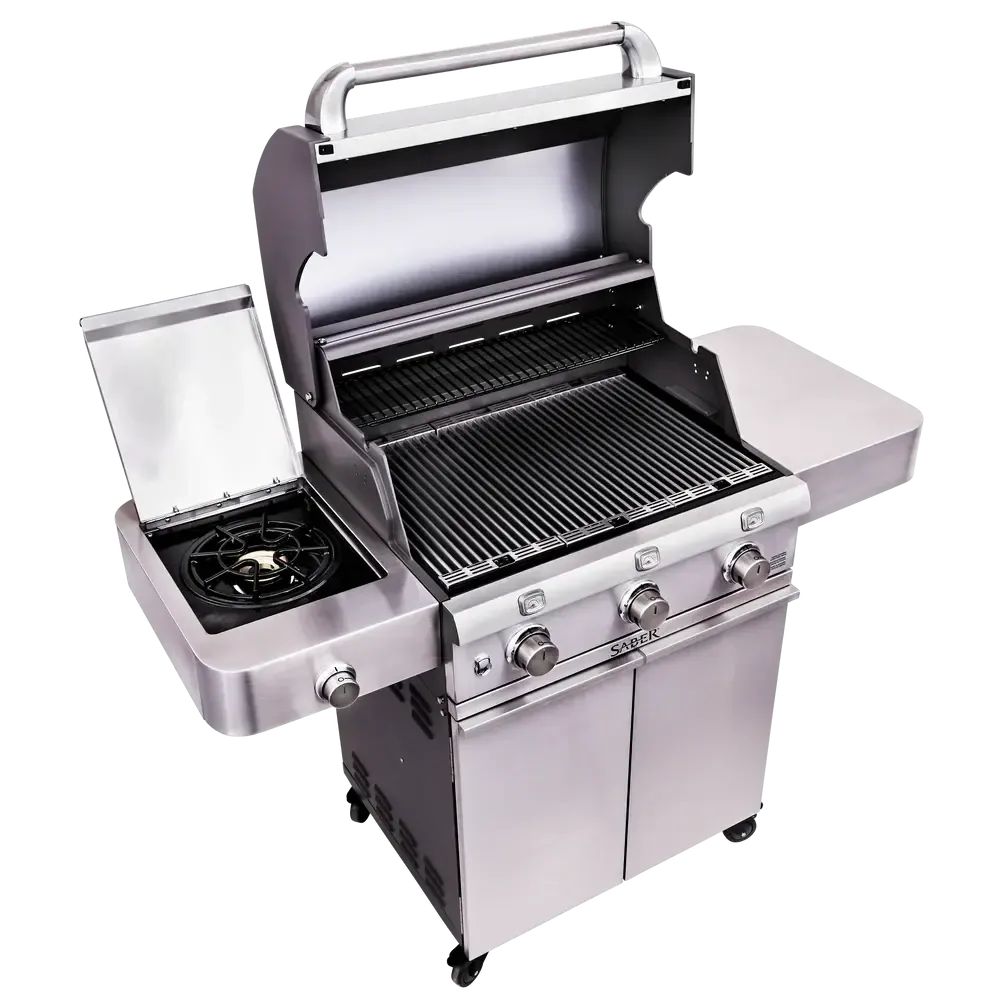 Saber Grills Deluxe Stainless 3-Burner Freestanding Gas Grill