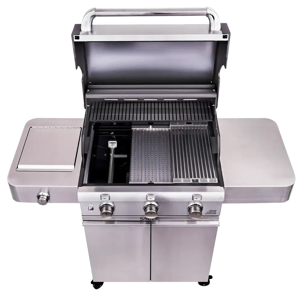 Saber Grills Deluxe Stainless 3-Burner Freestanding Gas Grill