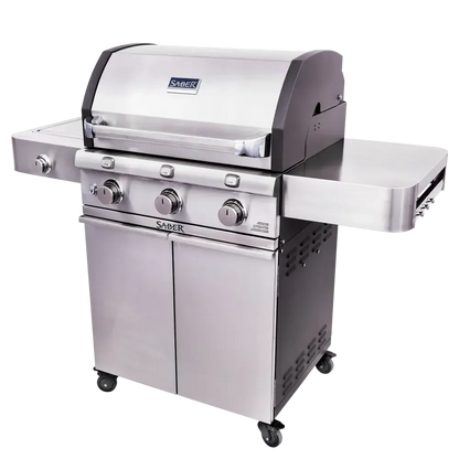 Saber Grills Deluxe Stainless 3-Burner Freestanding Gas Grill