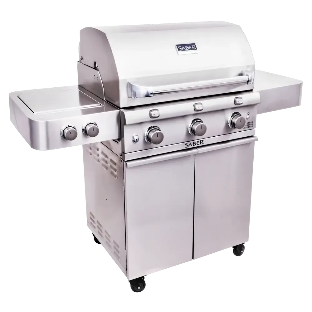 Saber Premium 3-Burner Freestanding Gas Grill