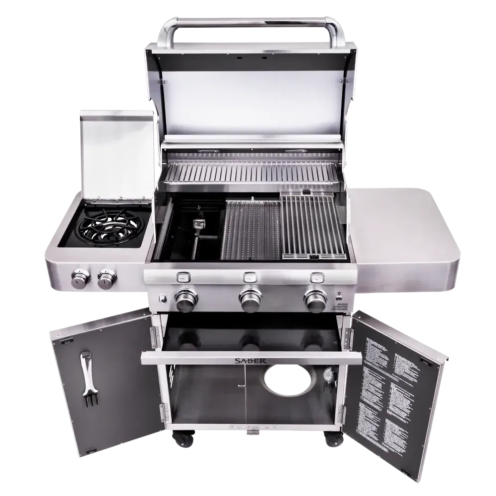 Saber Premium 3-Burner Freestanding Gas Grill