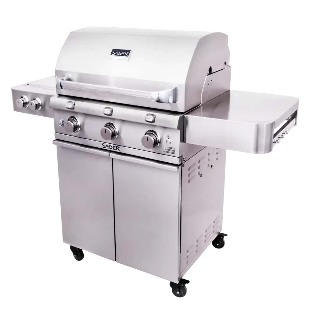 Saber Premium 3-Burner Freestanding Gas Grill