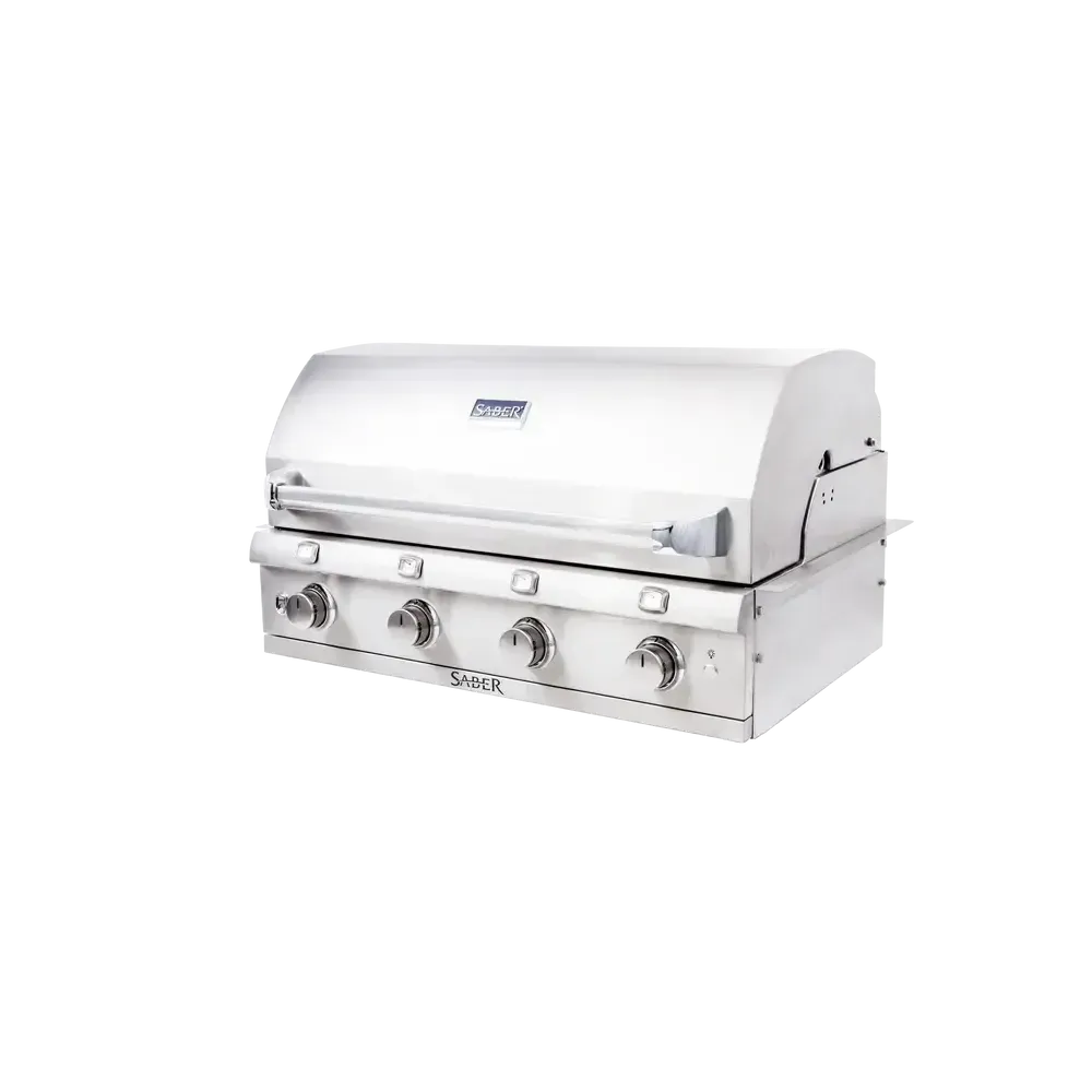 Saber Premium 4-Burner Built-In Gas Grill