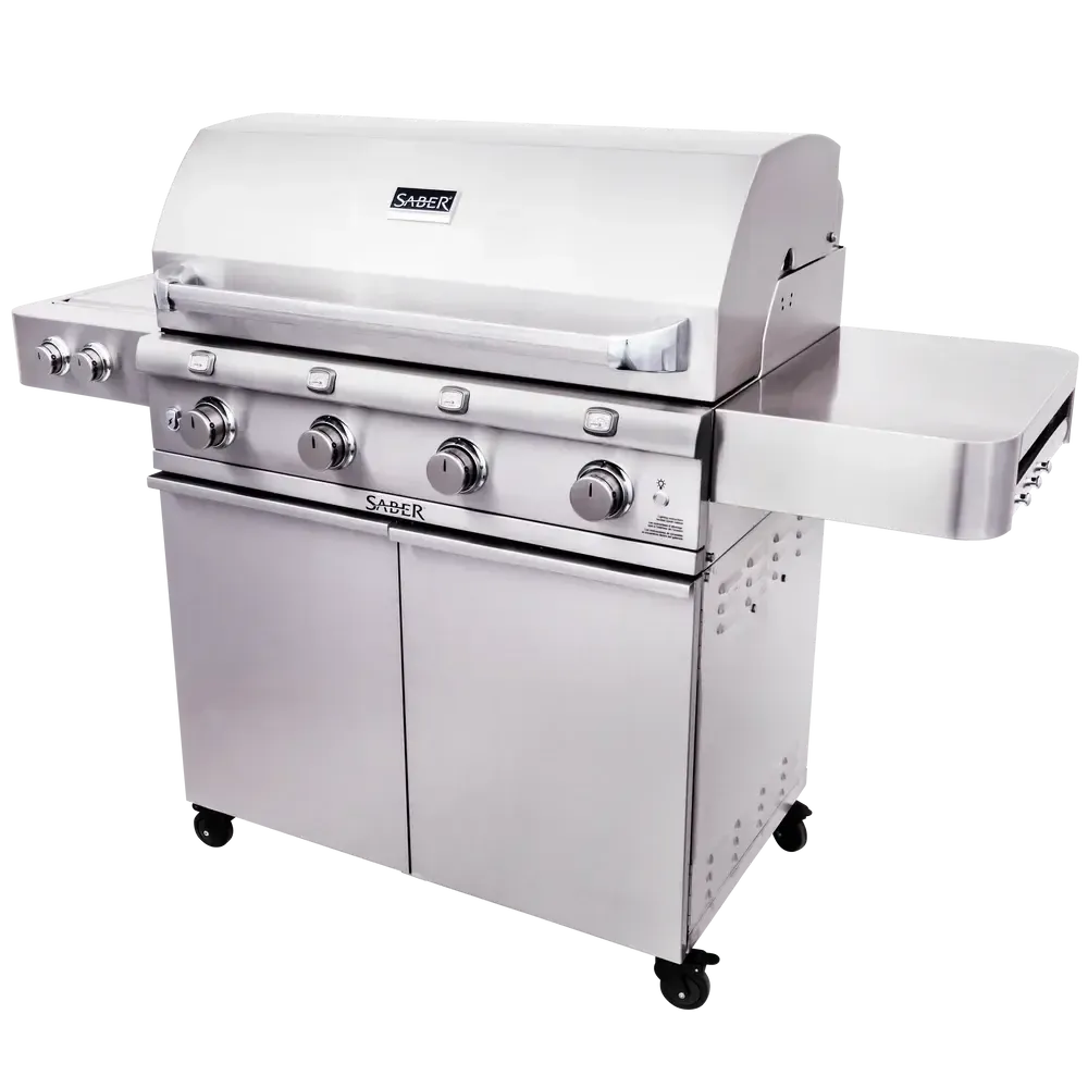 Saber Premium 4-Burner Freestanding Gas Grill