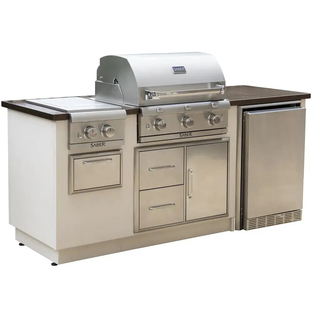 Saber R Series EZ Outdoor Kitchen - Copper