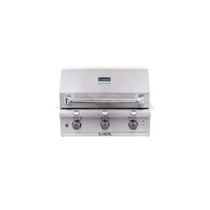 Saber Stainless 3-Burner Built-In Natural Gas Grill