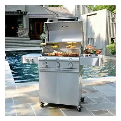 Saber Stainless Steel 3-Burner Freestanding Gas Grill