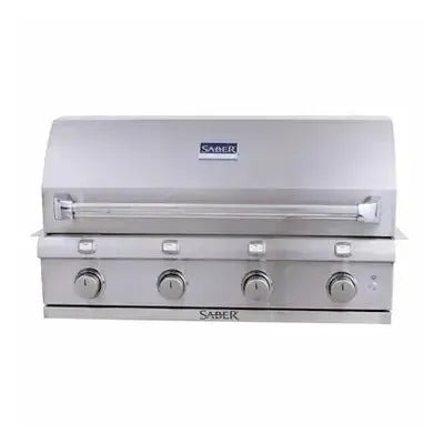 Saber Stainless Steel 4-Burner Built-In Gas Grill