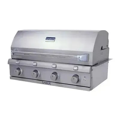 Saber Stainless Steel 4-Burner Built-In Gas Grill