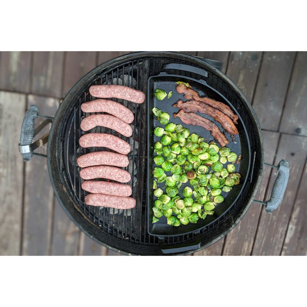 SnS Grills 18" Cast Iron Drip 'N Griddle Pan