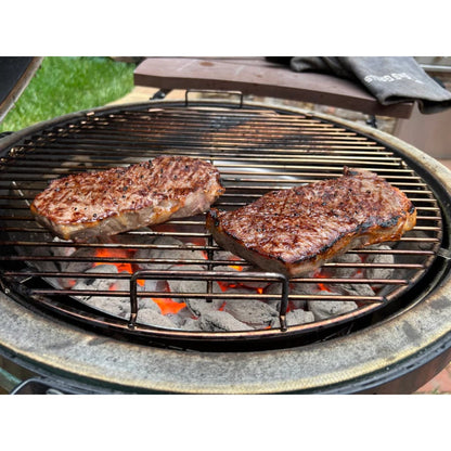 SnS Grills Slow 'N Sear Cooking System for Large Big Green Egg Grill