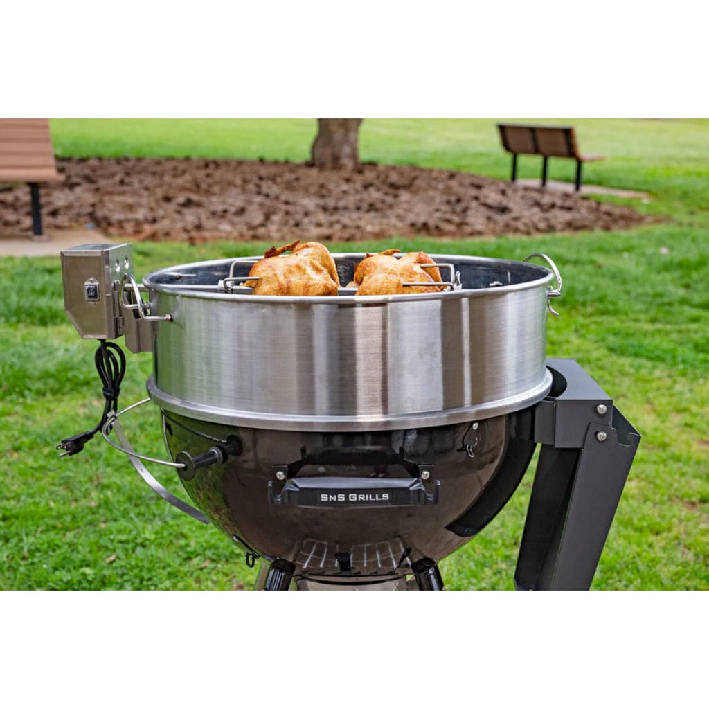 SnS Slow 'N Sear Ring Rotisserie Kit – Grill Collection