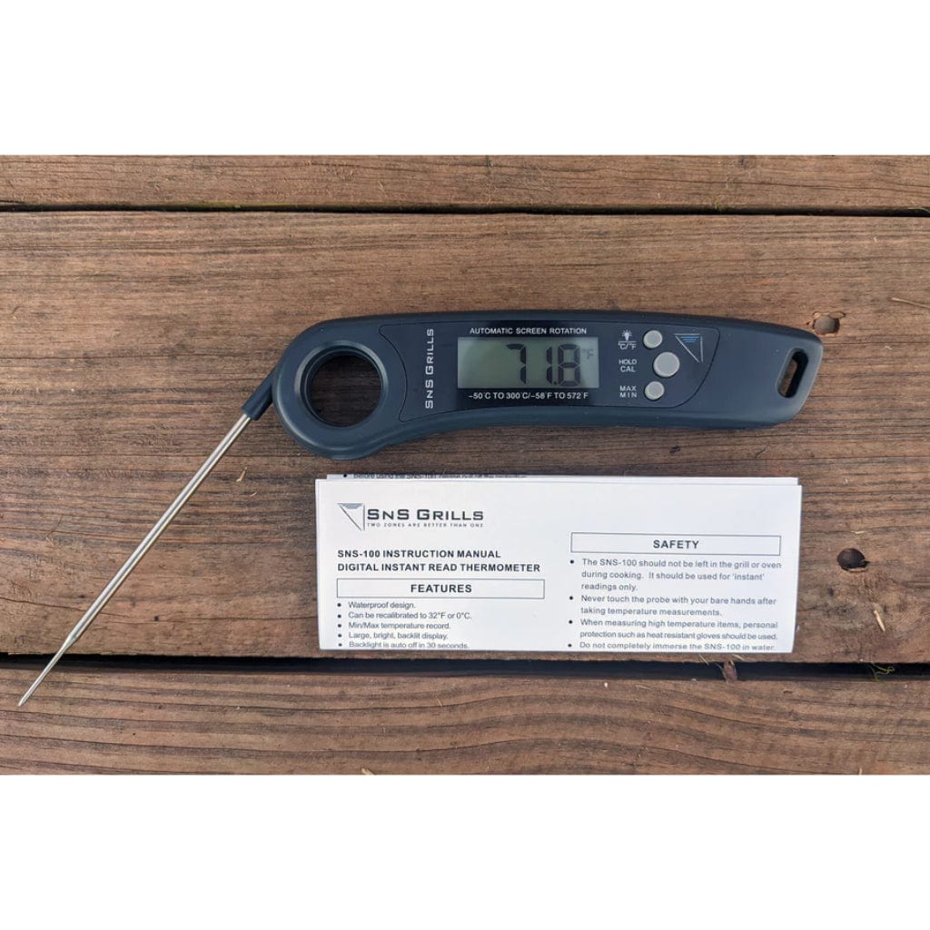 Meat Thermometer, Instant Read Cooking Thermometer, Digital Food Thermometer,  Backlight Lcd Screen Foldable Long Probe Auto On/off, Perfect For Kit