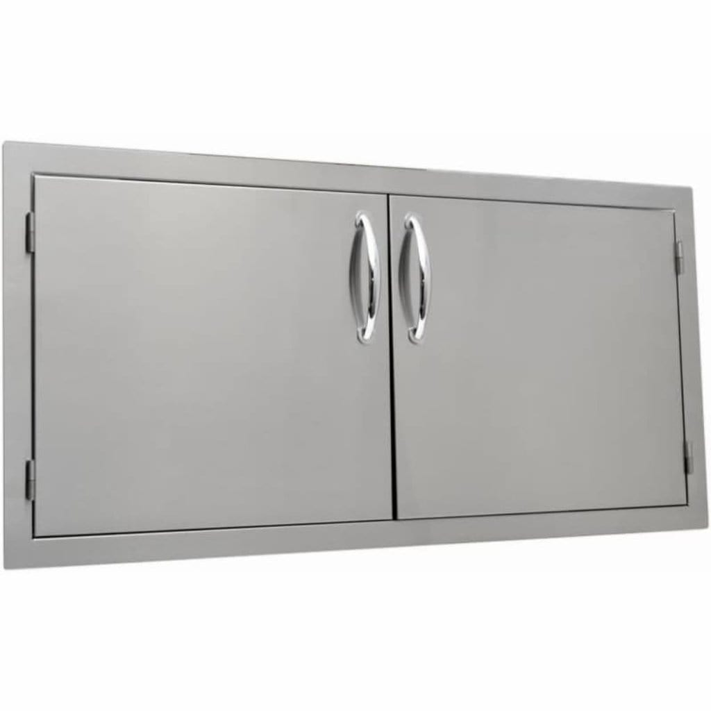 Sole Gourmet 42" x 20" Stainless Steel Flat Frame Double Door