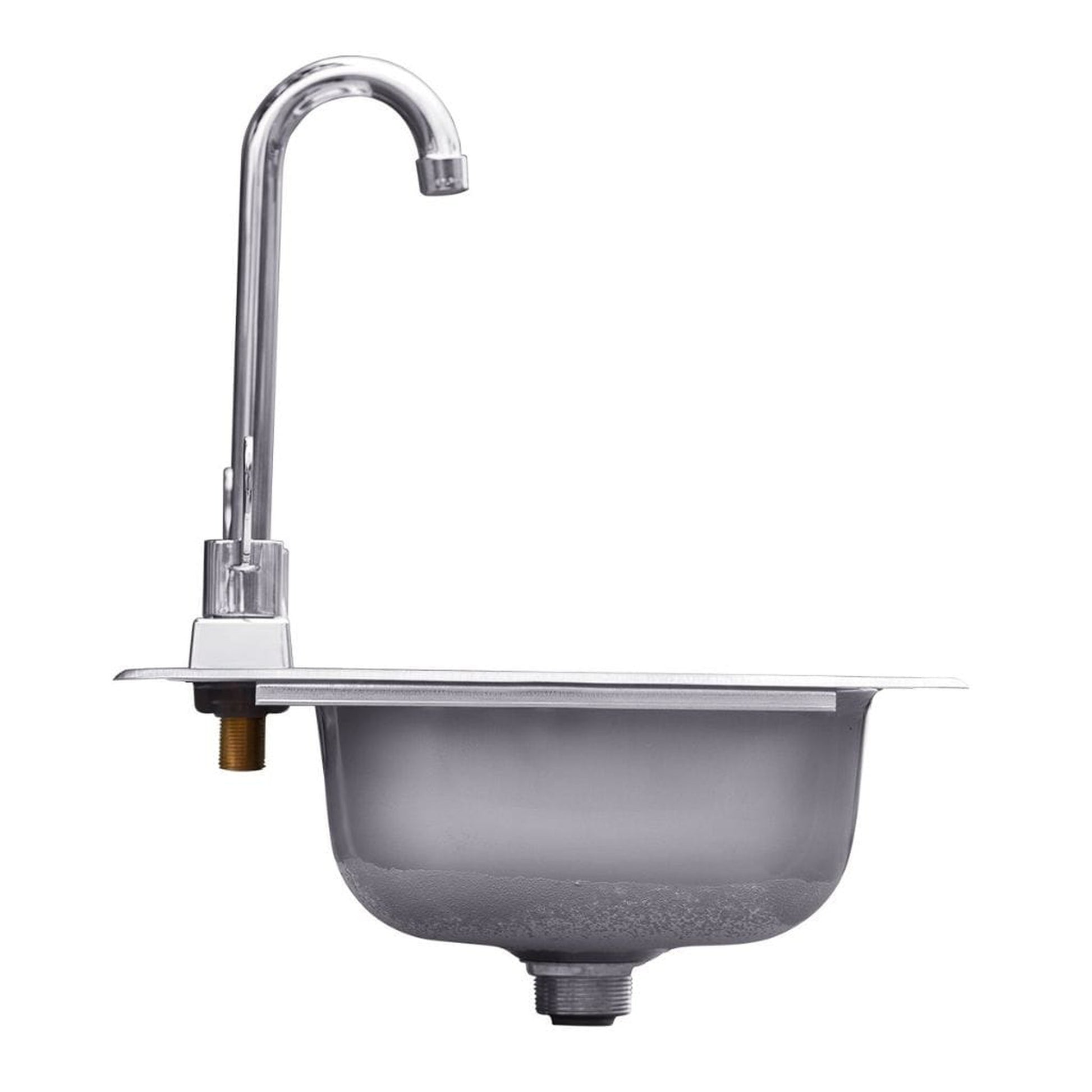 Summerset 15" Stainless Steel Drop-in Sink & Hot/Cold Faucet
