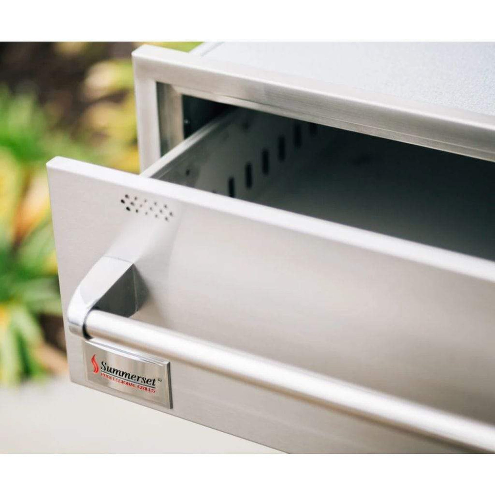 Summerset 36" Stainless Steel Built-In 120V Outdoor Electric Warming Drawer