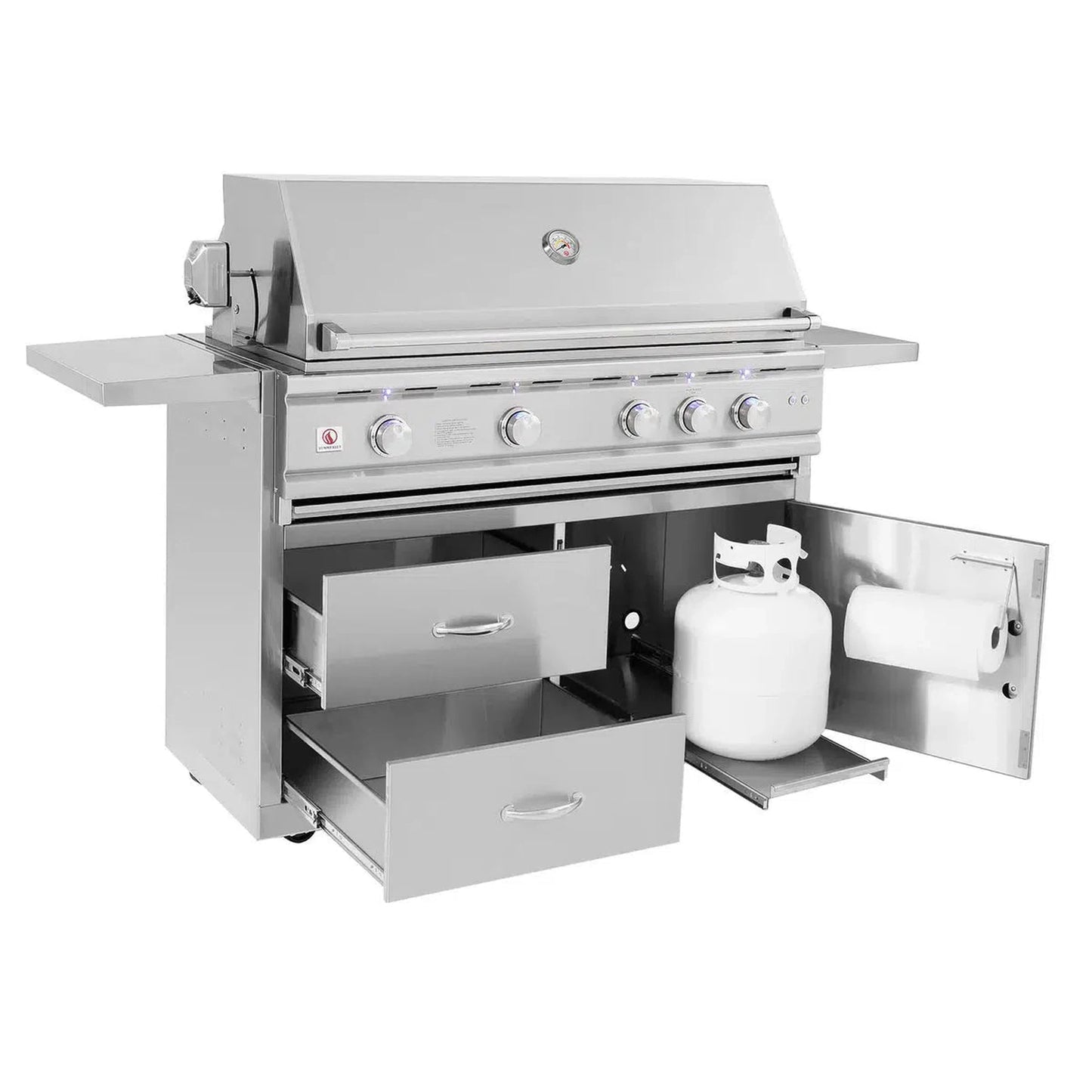 Summerset TRL Deluxe 44" 4-Burner Freestanding Gas Grill