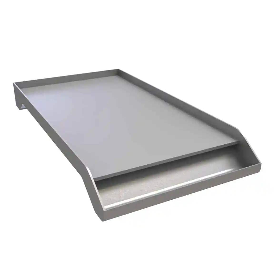 Sunstone 10" Wide Stainless Steel Griddle with Oil Reservoir