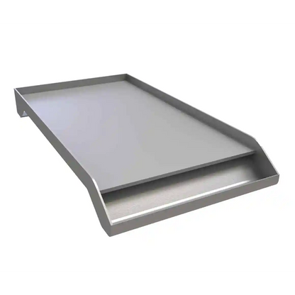 Sunstone 10" Wide Stainless Steel Griddle with Oil Reservoir