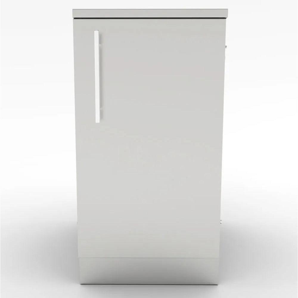 Sunstone 18" Stainless Steel Full Height Right Swing Door Cabinet w/Shelf