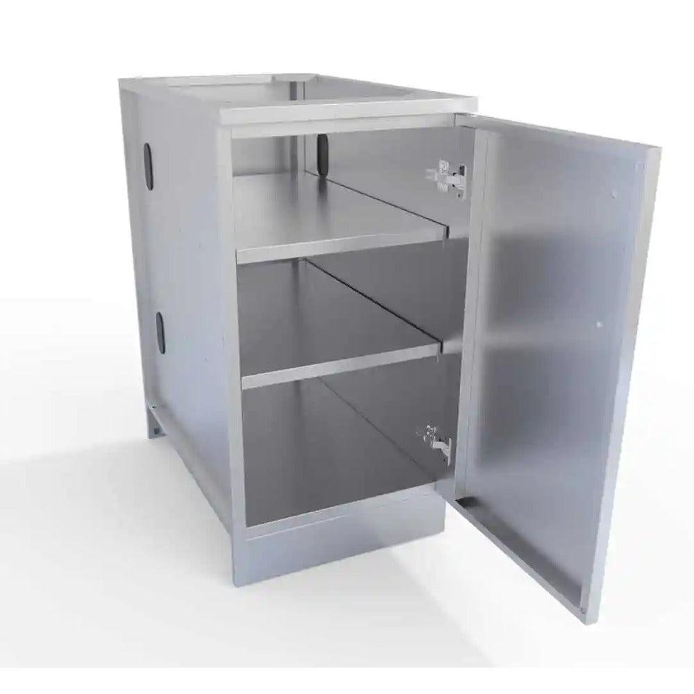 Sunstone 18" Stainless Steel Full Height Right Swing Door Cabinet w/Shelf