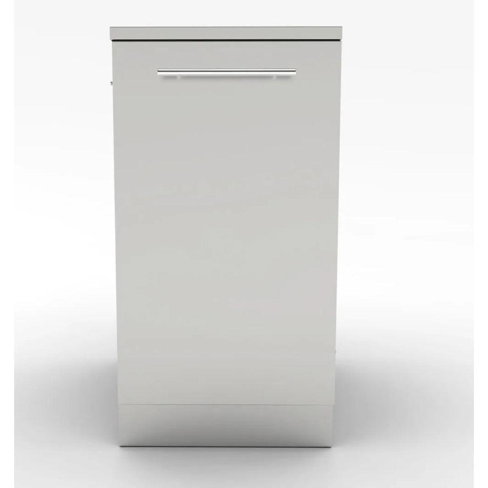 Sunstone 18" Stainless Steel Trash Drawer Cabinet w/Two Top Loading Bins