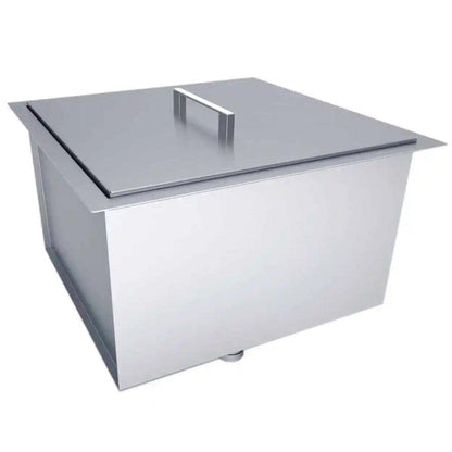 Sunstone 20" x 12" Stainless Steel Single Basin Sink with Cover