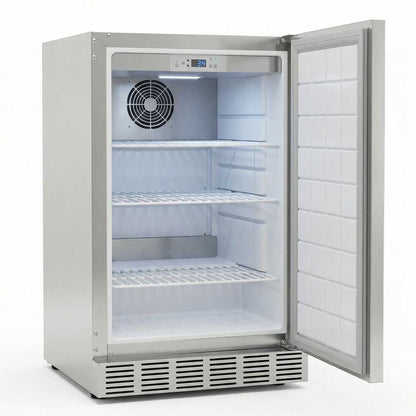 Sunstone 21" 4.1 Cu. Ft. Stainless Steel Outdoor Rated Premium Compact Refrigerator