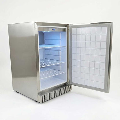 Sunstone 21" 4.1 Cu. Ft. Stainless Steel Outdoor Rated Premium Compact Refrigerator