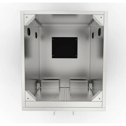Sunstone 24" Stainless Steel Full Height Double Door Base Cabinet w/Two Shelves & Door Pockets