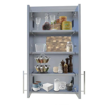 Sunstone 24" Stainless Steel Full Height Double Door Cabinet w/Four Shelves