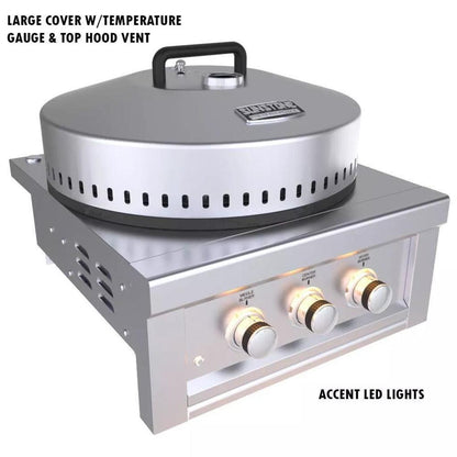 Sunstone 24" Stainless Steel Power Cirque Natural Gas Burner - Complete Package