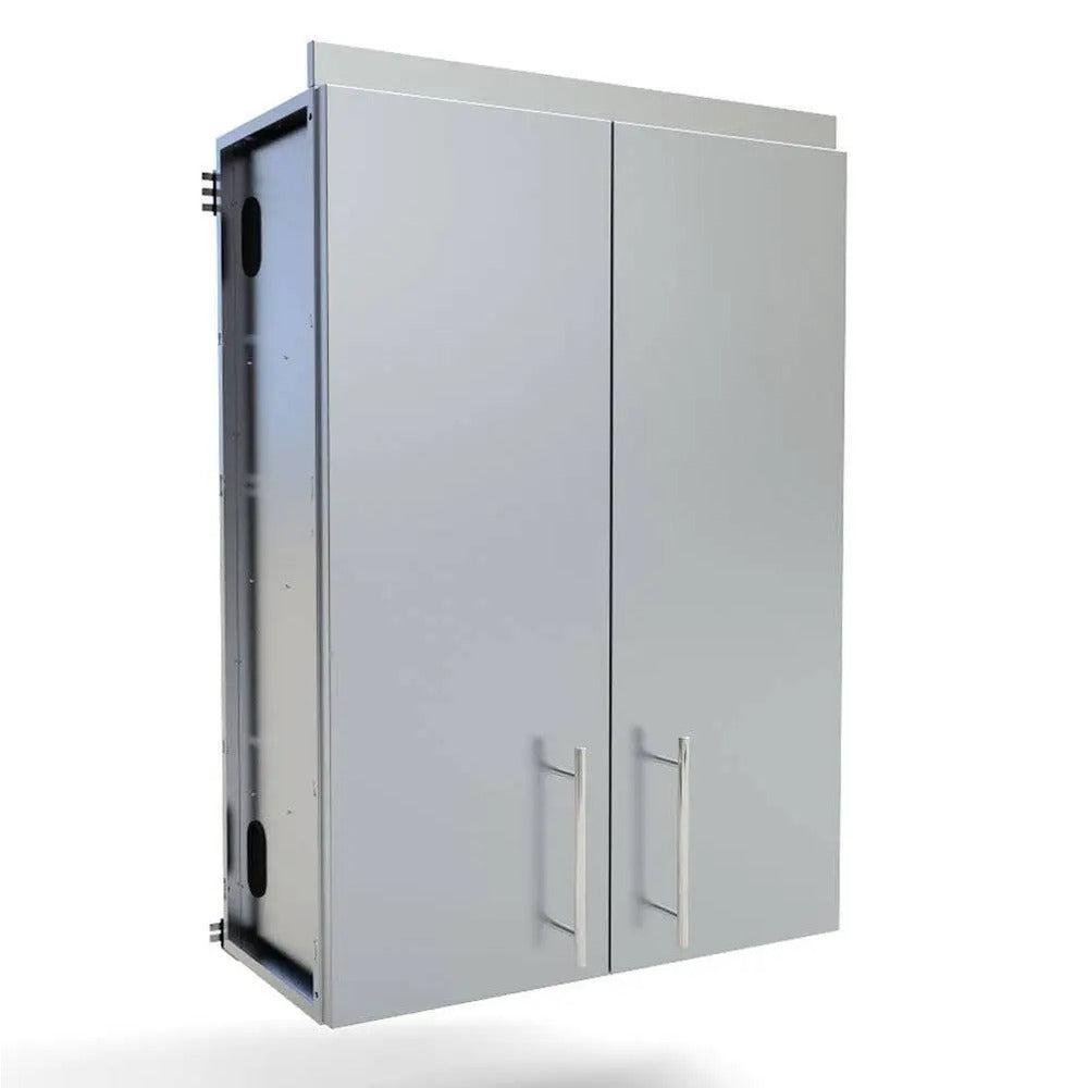 Sunstone 30" Stainless Steel Full Height Double Door Cabinet w/Four Shelves