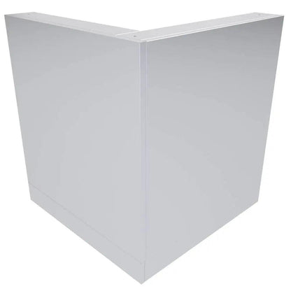 Sunstone 31" x 31" 90 Degree Stainless Steel Back Panel Corner Cabinet Package