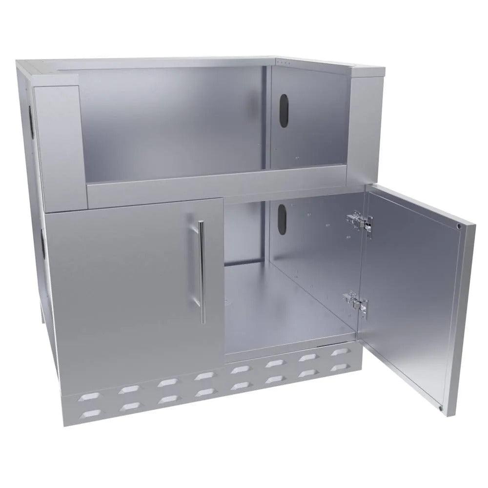 Sunstone 34" Stainless Steel Hybrid Grill & Bar Center Cabinet