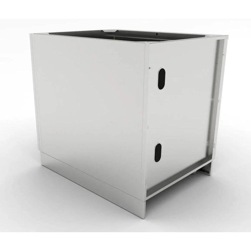 Sunstone 36" Stainless Steel Full Height Double Door Base Cabinet w/Two Shelves & Door Pockets