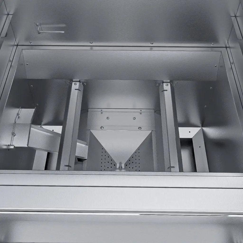 Sunstone 40" Stainless Steel Built-In Electric Pellet Grill with Cold Smoker