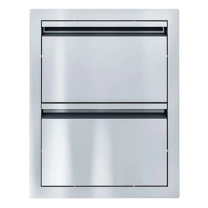 Sunstone Aruba Series 16" Stainless Steel Paper Towel Holder and Drawer Combo