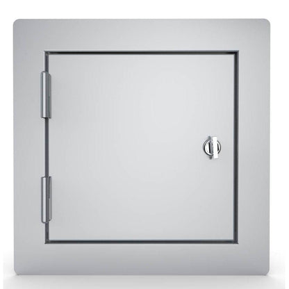 Sunstone Classic Series 12" x 12" Stainless Steel Reversible Single Utility Access Door