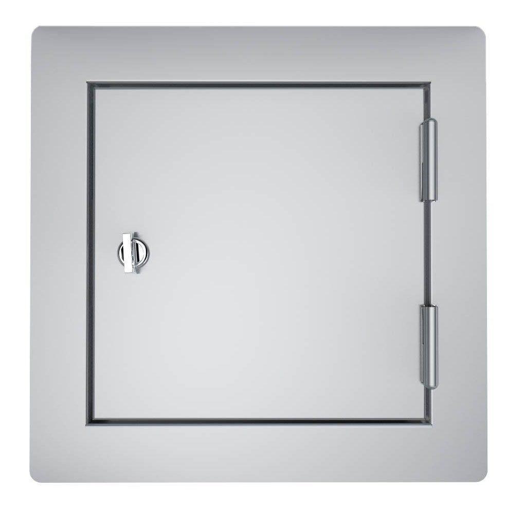 Sunstone Classic Series 12" x 12" Stainless Steel Reversible Single Utility Access Door