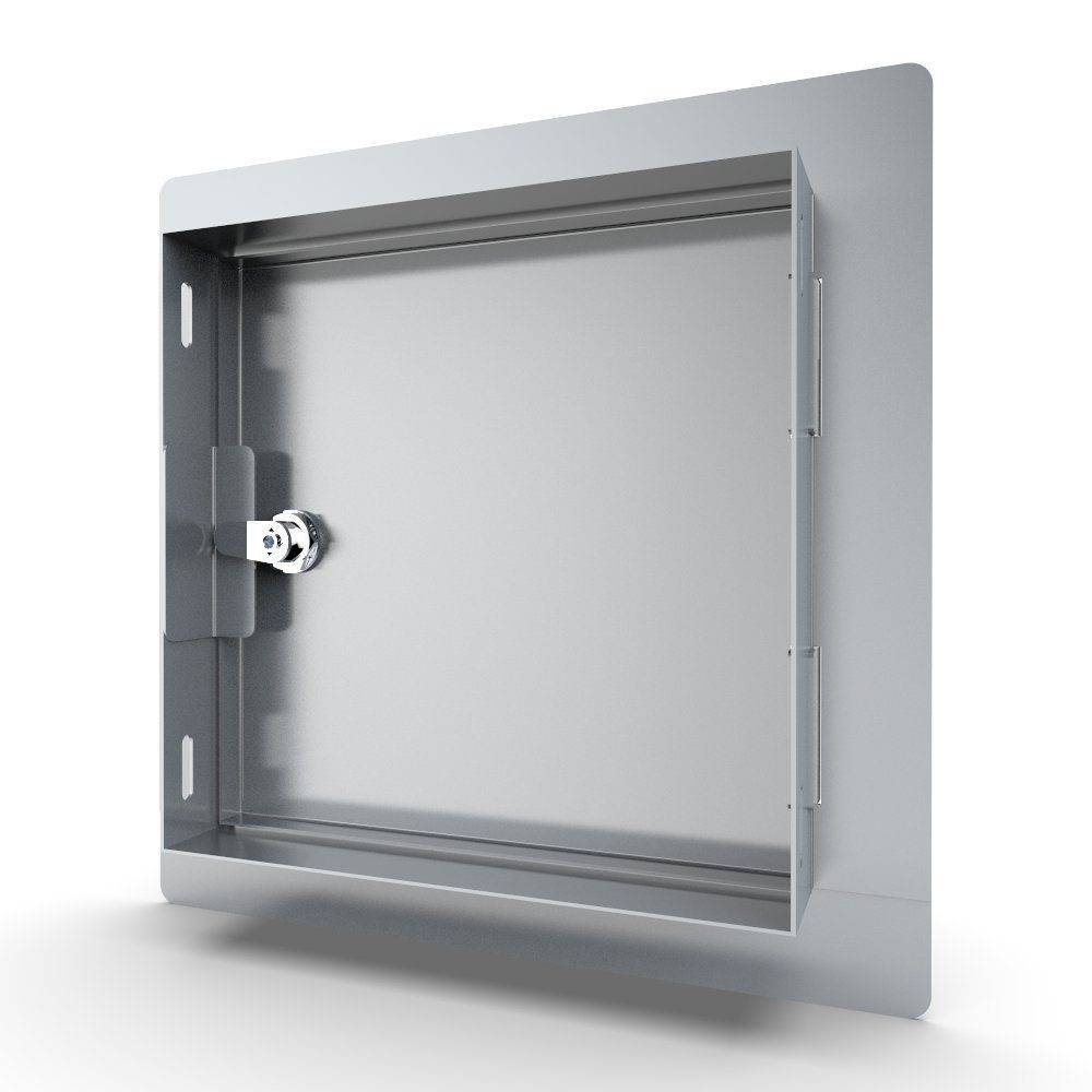 Sunstone Classic Series 12" x 12" Stainless Steel Reversible Single Utility Access Door