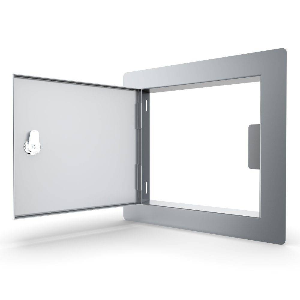 Sunstone Classic Series 12" x 12" Stainless Steel Reversible Single Utility Access Door