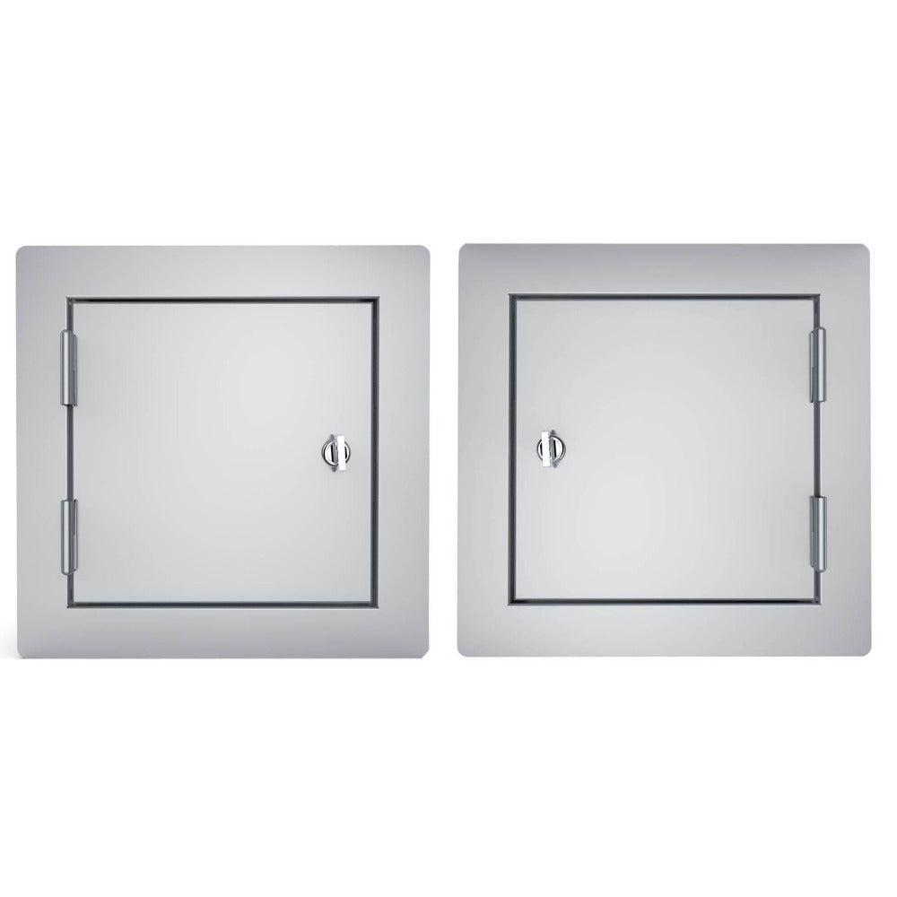 Sunstone Classic Series 12" x 12" Stainless Steel Reversible Single Utility Access Door