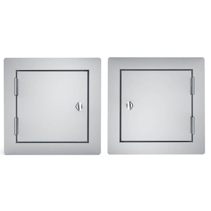 Sunstone Classic Series 12" x 12" Stainless Steel Reversible Single Utility Access Door