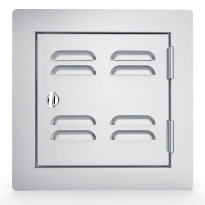 Sunstone Classic Series 12" x 12" Stainless Steel Right Swing Vented Door