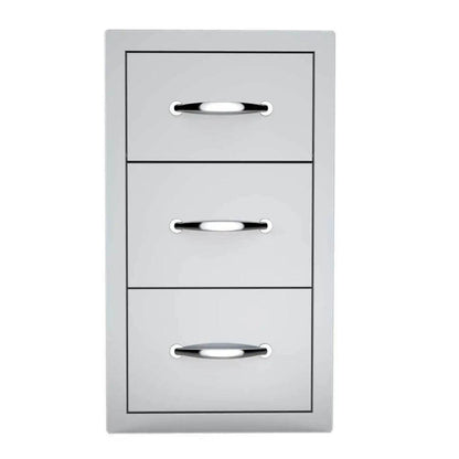 Sunstone Classic Series 17" Stainless Steel Double Drawer and Paper Towel Holder Combo