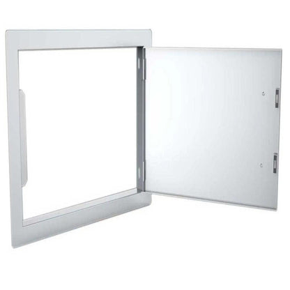 Sunstone Classic Series 17" x 24" Stainless Steel Reversible Horizontal Door