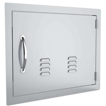 Sunstone Classic Series 17" x 24" Stainless Steel Right Swing Horizontal Vented Door